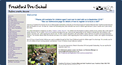 Desktop Screenshot of freshfordpreschool.co.uk